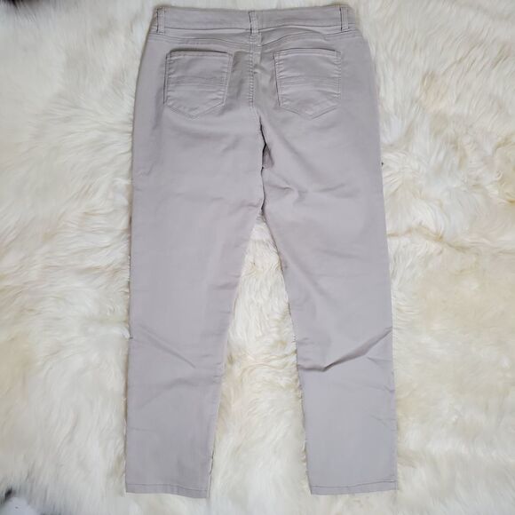 NY&C Soho Cream Jean's Ankle Legging Pants SALE - Picture 2 of 5